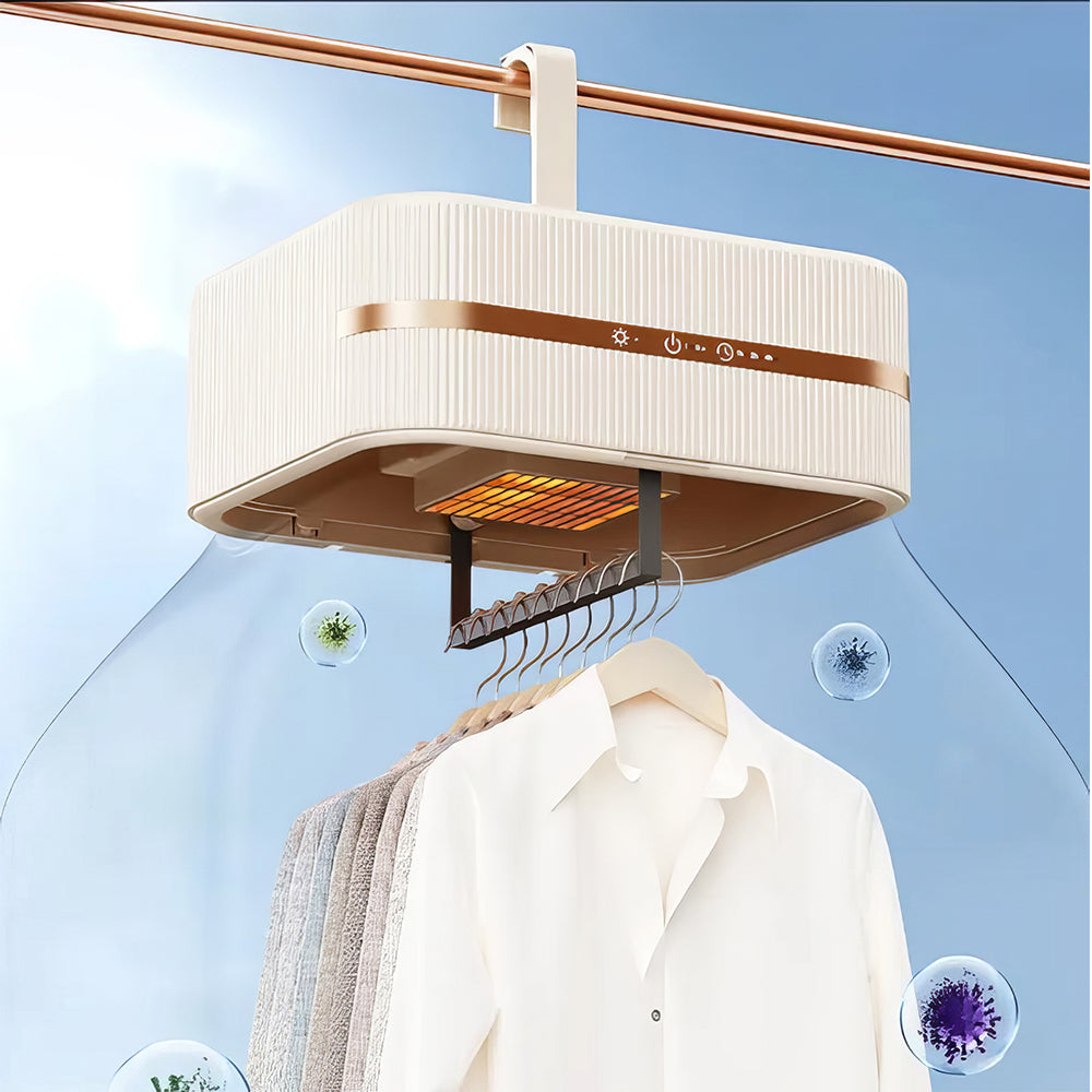 Portable Clothes Dryer with UV Light and Quick Silent Drying