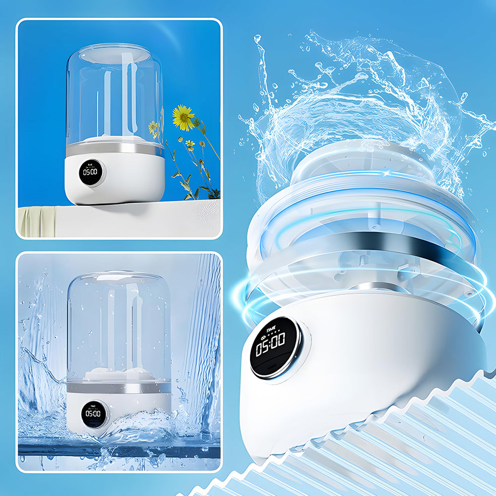 Rechargeable Mini Ultrasonic Washing Machine for Underwear and Travel