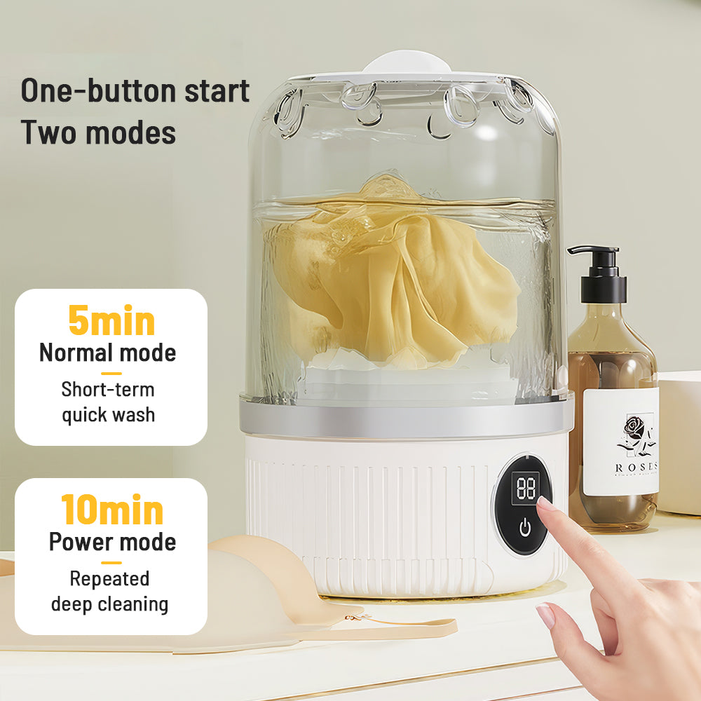 Portable Cordless Mini Washing Machine for Underwear and Delicates