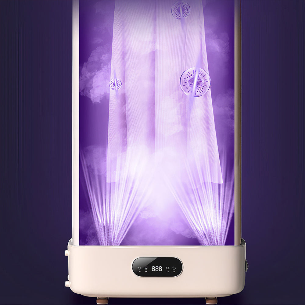 Smart Folding Clothes Dryer with Steam and Aromatherapy Function