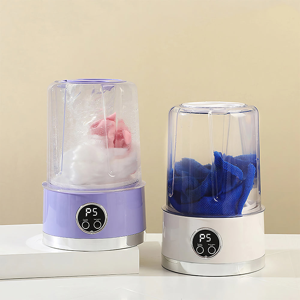 Mini Washing Machine Underwear Washer Portable Rechargeable Cordless