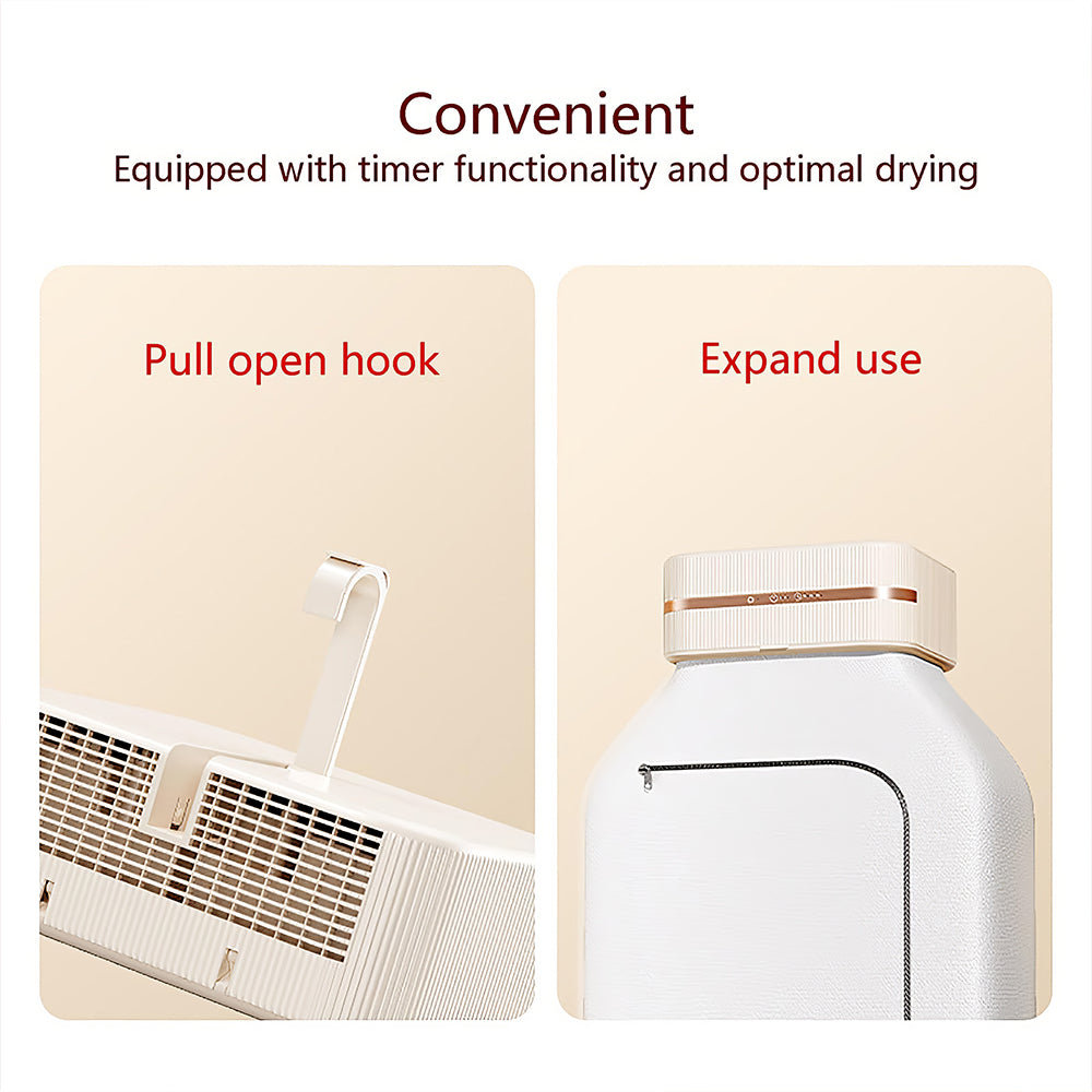 Portable Clothes Dryer with UV Light and Quick Silent Drying
